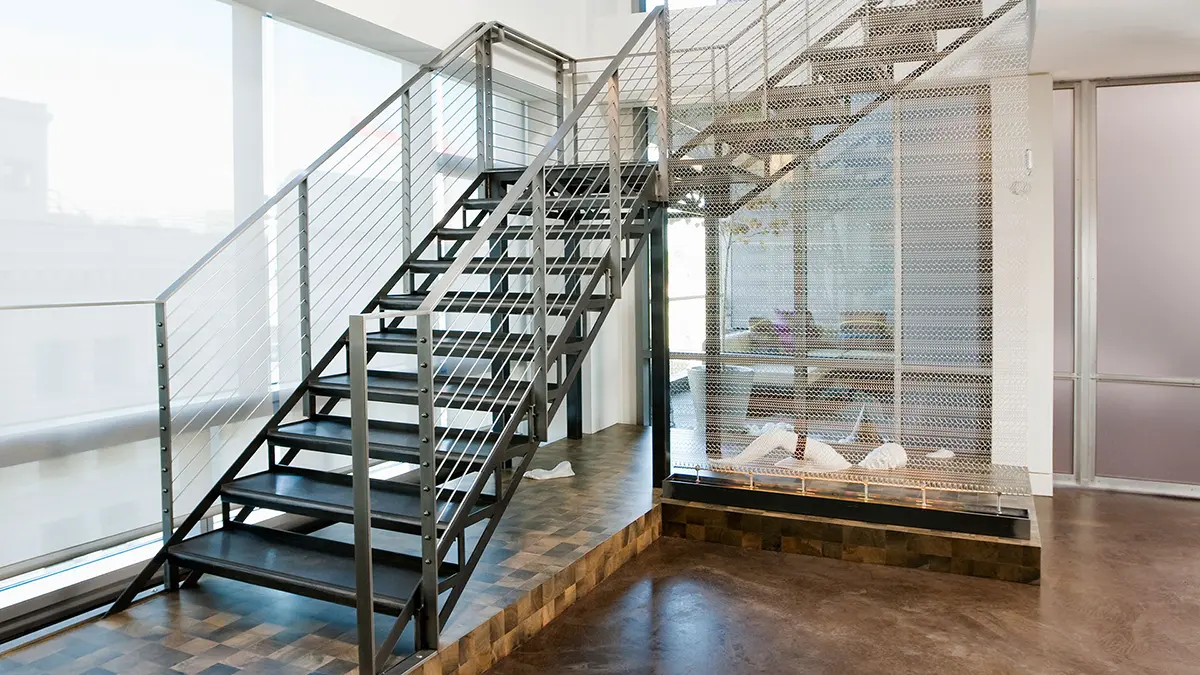 Hochwertige Treppen aus Stahl für den Innenbereich